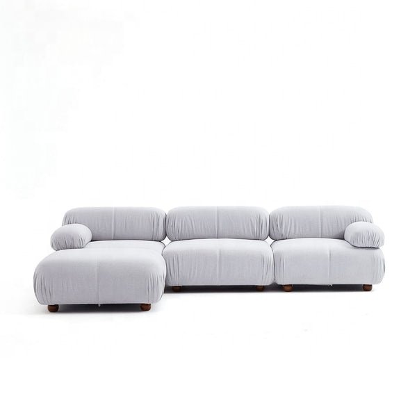 Roche Living Room Furniture Bobois Bubble Chesterfield Sofa Set 3 Seater Fabric 2023 Hot Style Luxury Velvet Home Furniture