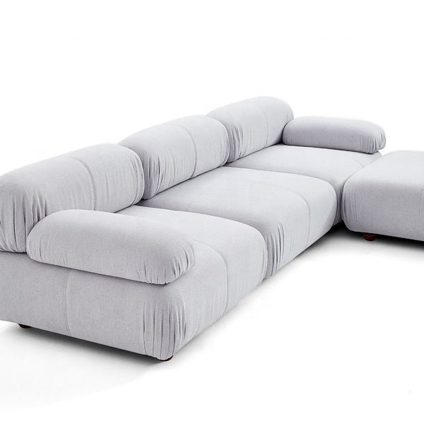 Roche Living Room Furniture Bobois Bubble Chesterfield Sofa Set 3 Seater Fabric 2023 Hot Style Luxury Velvet Home Furniture