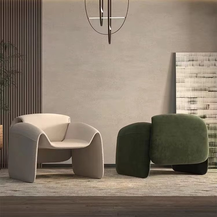 Single sofa chair Netflix designer single chair high-end small sofa Italian minimalist living room leisure chair