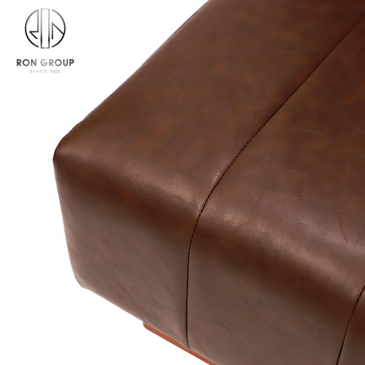 Luxury italian designs restaurant sectionals sofas PU leather bar booth sofa