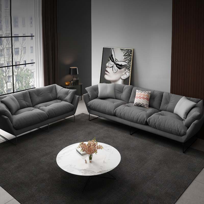 Modern Luxury Wholesales Living Room Furniture Italian Design Set Home Office Hotel Apartment Leathaire Fabric Sofa