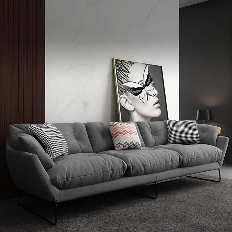 Modern Luxury Wholesales Living Room Furniture Italian Design Set Home Office Hotel Apartment Leathaire Fabric Sofa