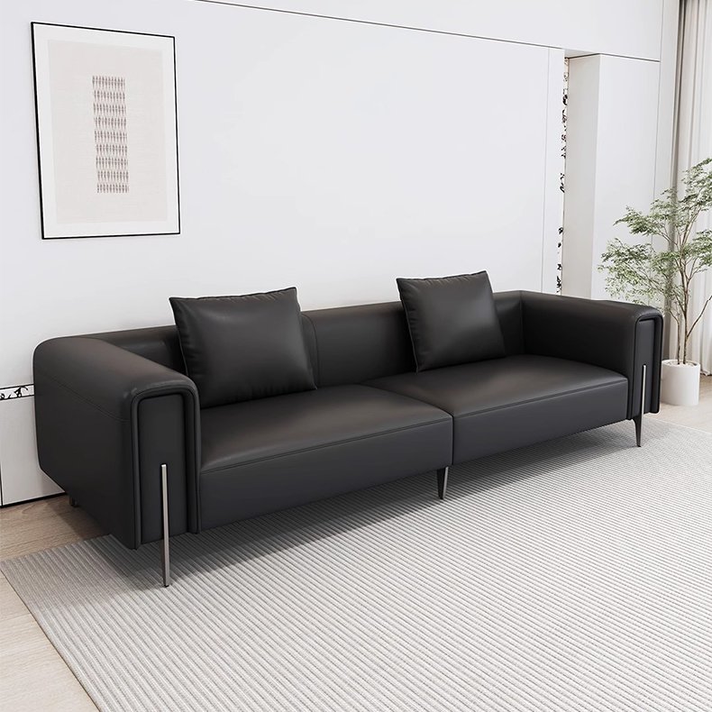 Durable high quality customized general leather set manager office sofa waiting area hotel lobby material