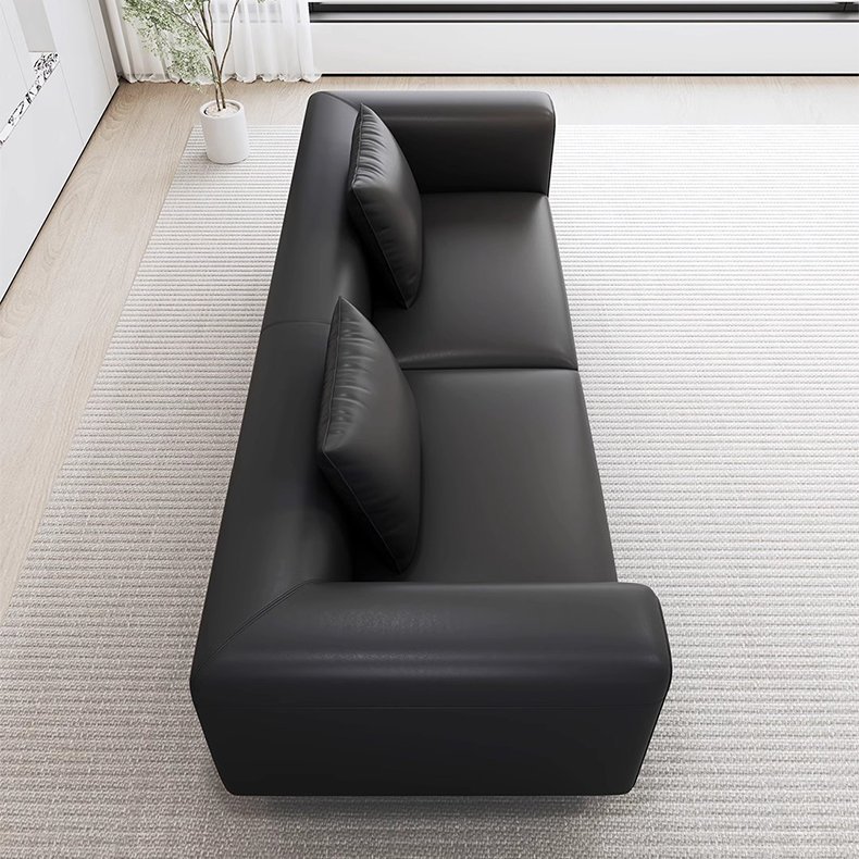 Durable high quality customized general leather set manager office sofa waiting area hotel lobby material