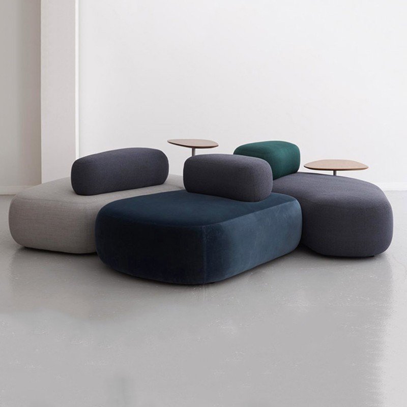 Office Furniture Modern Innovative Leisure Modular Office Sofa Combination Sectional Sofa Set Fabric European Style