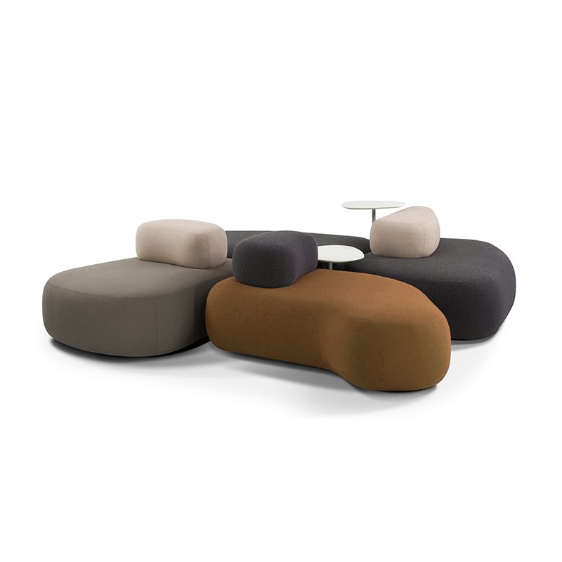 Office Furniture Modern Innovative Leisure Modular Office Sofa Combination Sectional Sofa Set Fabric European Style