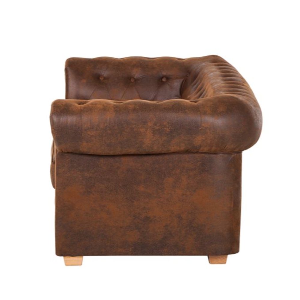 Industrial wholesale modern living room Sofas 2 Seater Sofa Set furniture solid wooden Leather sofa chairs Living Room Furniture