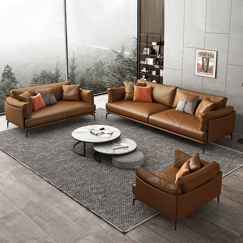 Italian Style Solid Wood Frame Sofa Set Furniture Mingmeng Furniture Office Furniture Luxurious Office Sofa