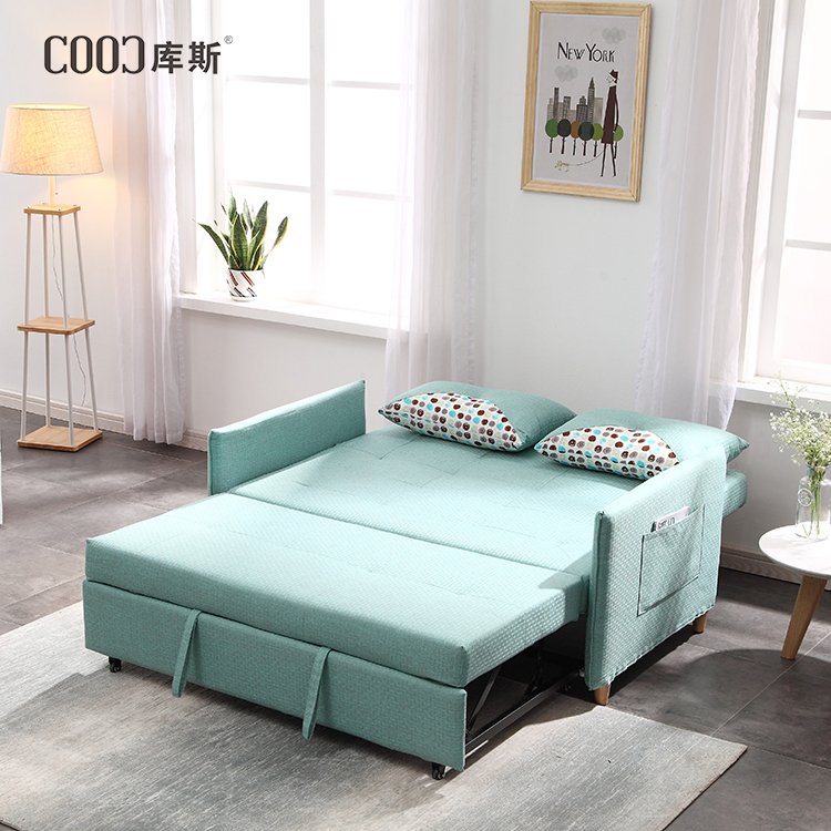 Modern Fabric Fold Up And Down Sofa Cum Bed With Storage Sleeper Sofa Bed
