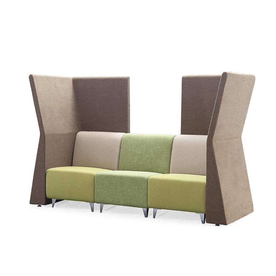 High back office sofa for privacy meeting area