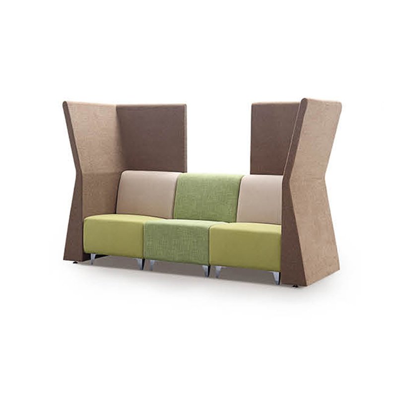 High back office sofa for privacy meeting area