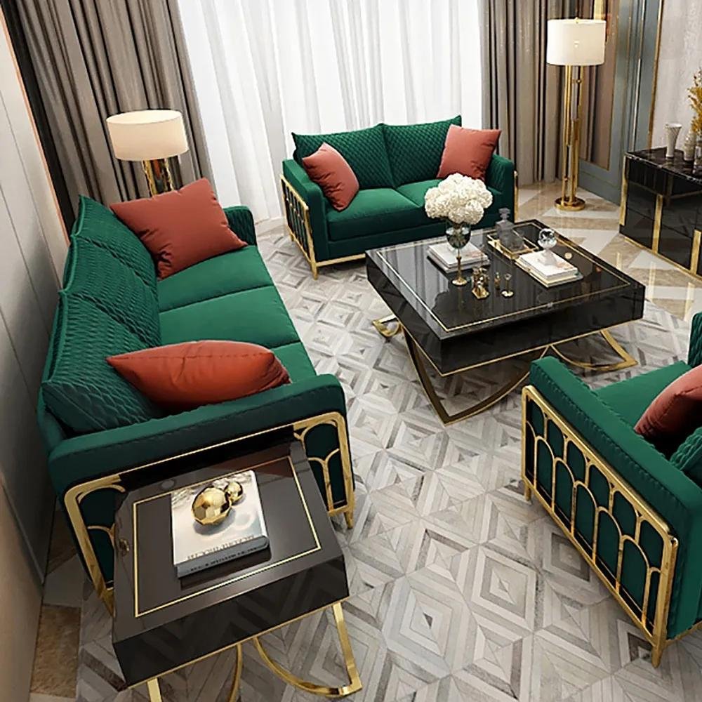 Style Sofa Living Room Furniture Group Sofa Set Italian Modern Luxury Sectional Sofa Leather European Style