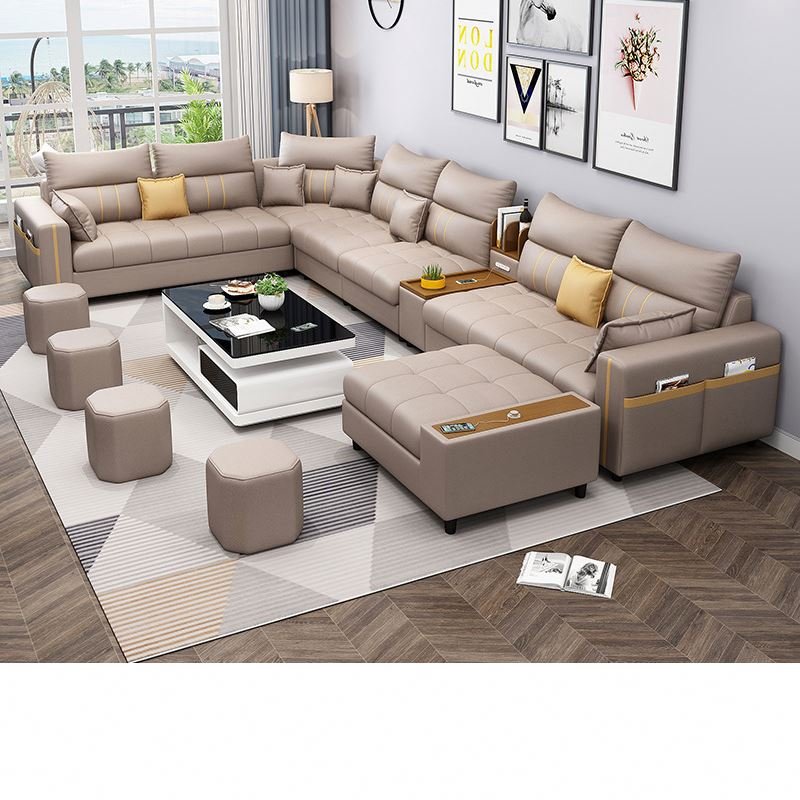 MEIJIA weddi g Chinese style grey modern lounge suite 4sofa sofa set furniture