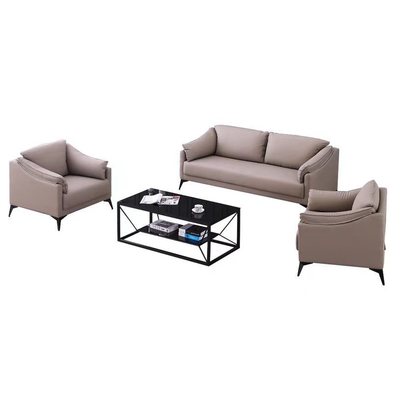 Chuang yue Modern Style Chesterfield Leather Office Sofa Set for School & Reception China Manufacturer's Lounge Chair Furniture