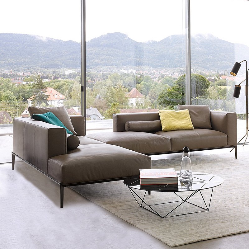 New arrival sofa set furniture living room sofas modern leather sectional couch office sofas
