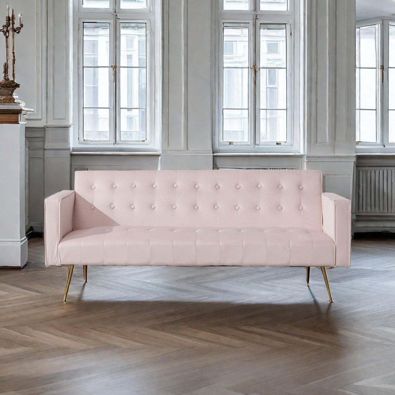 USA Warehouse Low Price Sleeper Sofa Upholstered Bedroom Furniture Sofa Bed for living room
