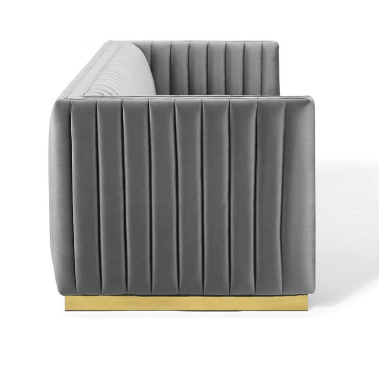 Sofas Metal Leg Fabric Luxury Modern Home Living Room Velvet Bedroom Furniture Nordic Furniture Turkey Bedroom Set Furniture