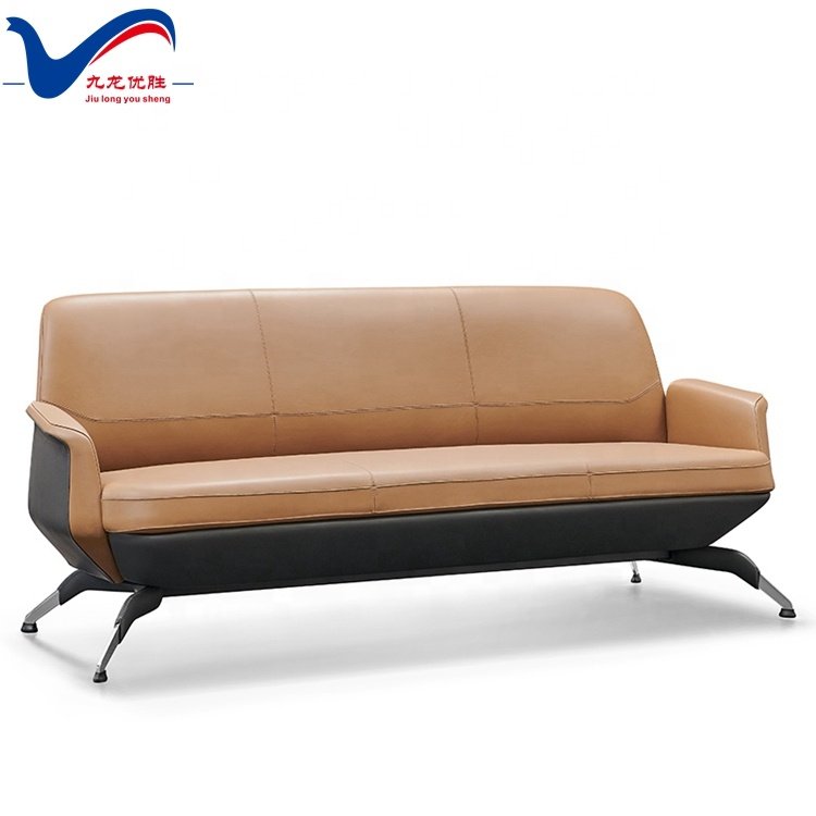 Italian Design Luxury Sectional Office Sofa 1+1+3 Modular Leisure Sofa Set High Density Foam Minimalist Office Sofa Furniture