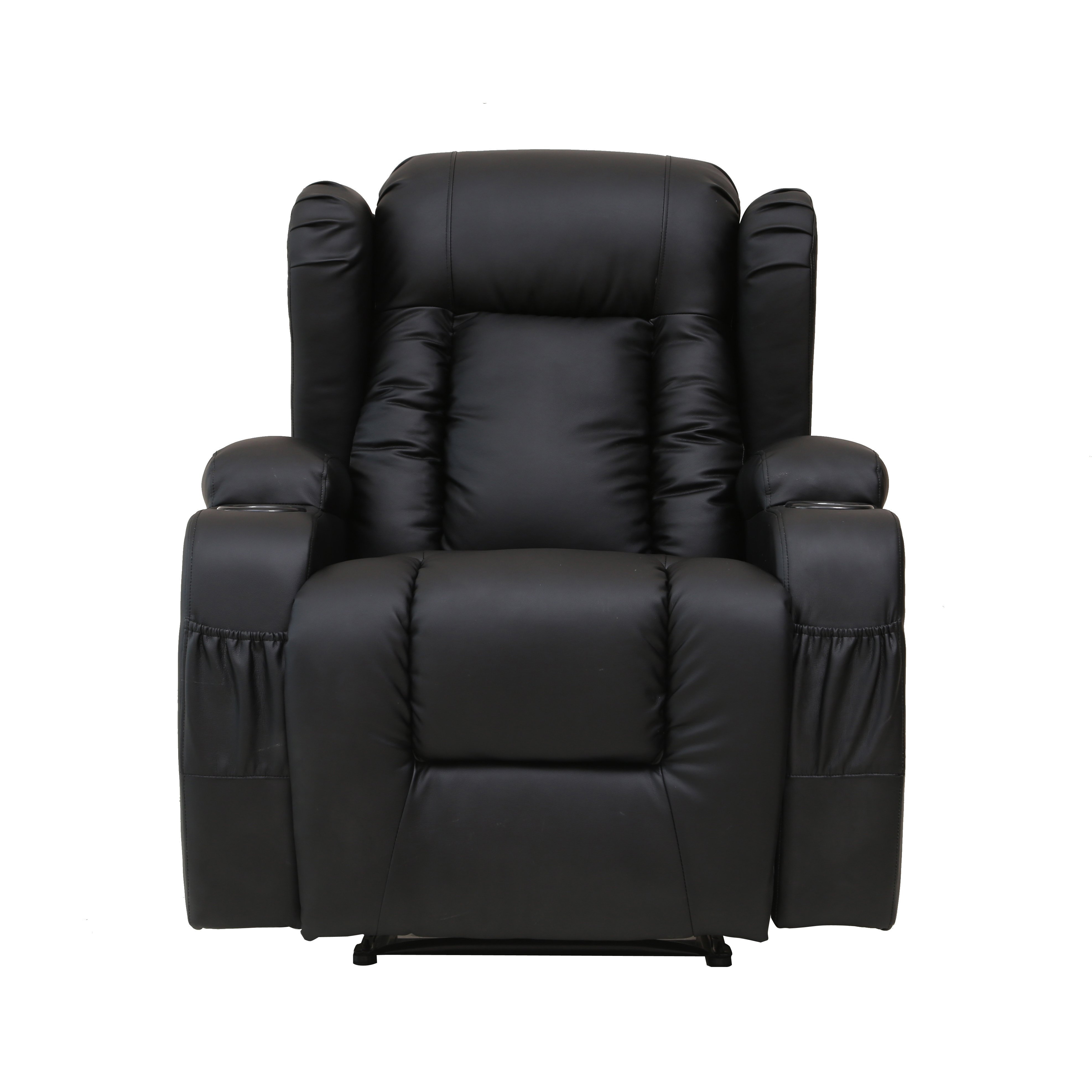 MEIMIN Massage Lazy Boy Living Room Chair Leather Electric Recliner Chair Sofa With Cup Hold For The Elderly