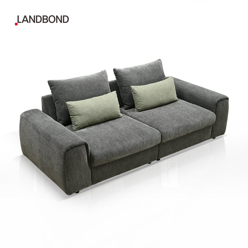 Landbond living room furniture sofa modern down feather Fabric sofa 3 seater lounge sofa Couch Canape Divano