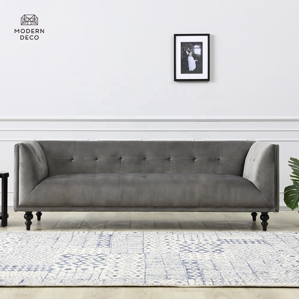 living room chesterfield sofa luxury velvet living room sofa set furniture