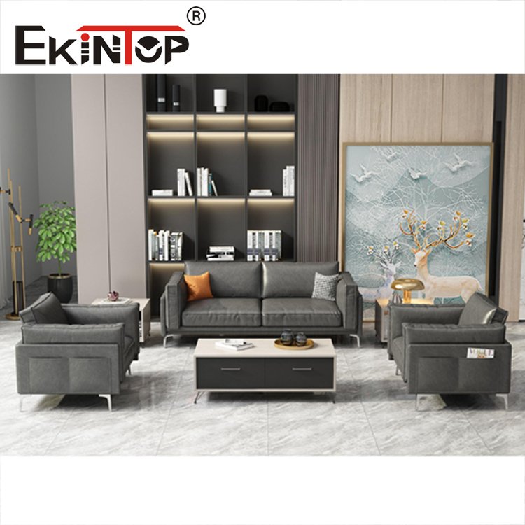 High Quality Comfortable Living Room Furniture Home Office Leather Sofa set Furniture Sectional Couch Leather office Sofas