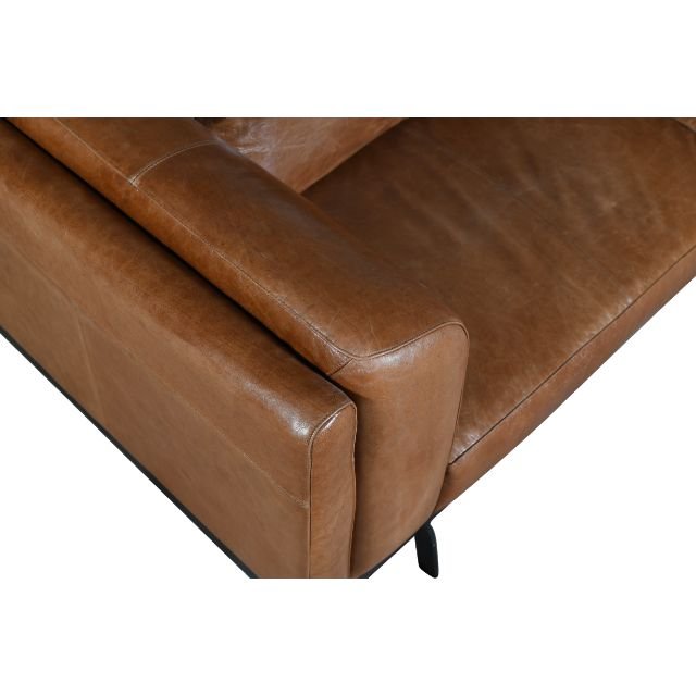 Modern business sofa to meet guests and receive Nordic leisure leather office sofa combination