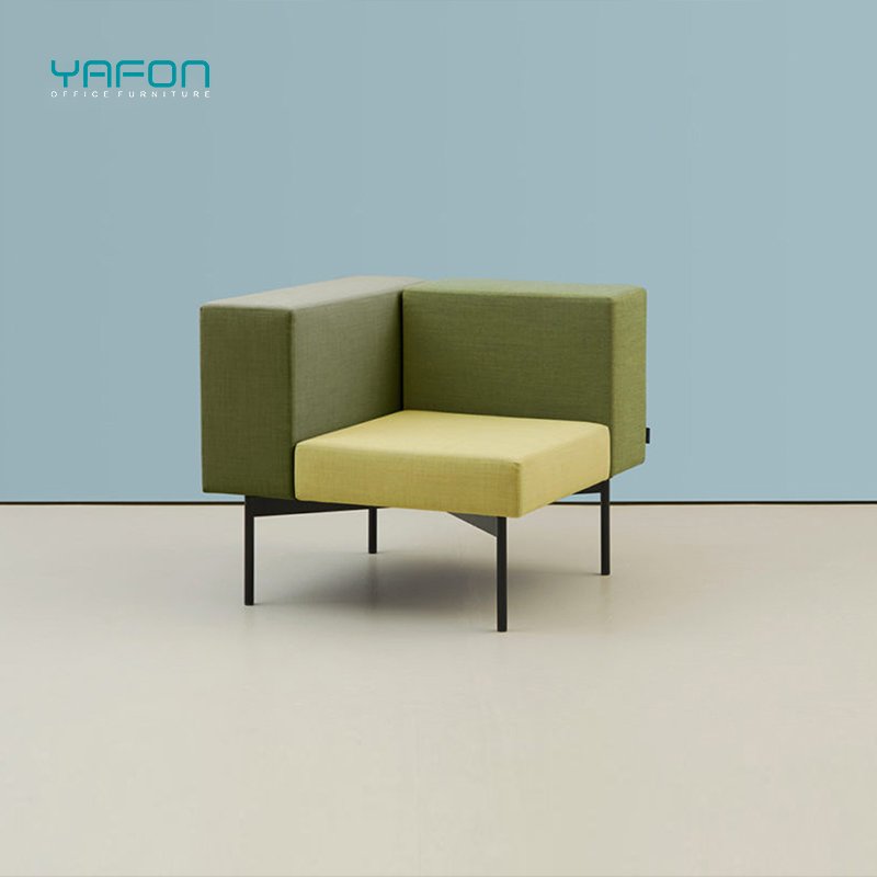 Modular Leather Sofa Set Office Reception Public Areas Collaboration Room Wooden Metal Schools Living Room Bedroom Dining