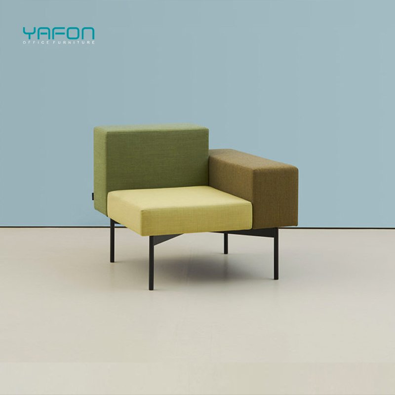 Modular Leather Sofa Set Office Reception Public Areas Collaboration Room Wooden Metal Schools Living Room Bedroom Dining
