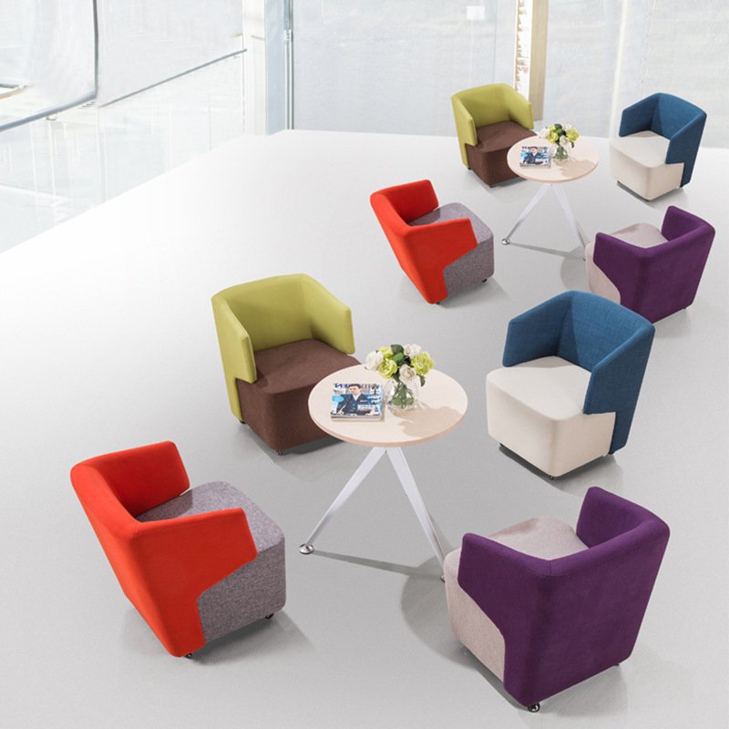 Hot sales office sofa chair negotiation reception area modern simple creative business waiting leisure sofa chair