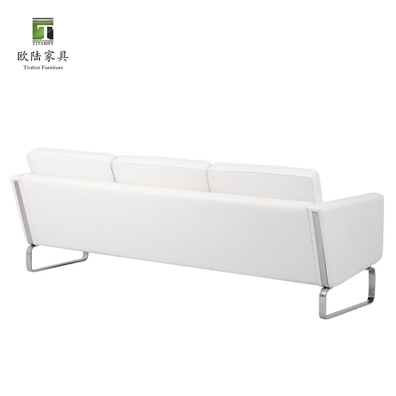 TITAHOT Italian Designer Living Room Business Office Negotiation Leather Sectional Sofa OEM Service Manufacturer Ready To Ship