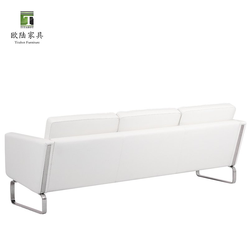 TITAHOT Italian Designer Living Room Business Office Negotiation Leather Sectional Sofa OEM Service Manufacturer Ready To Ship