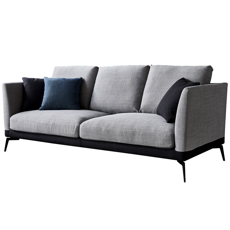 Luxury Sectional Living Room Home Furniture Hotel Sectional Couch Cushion Soft 3 Seater Fabric Sofa