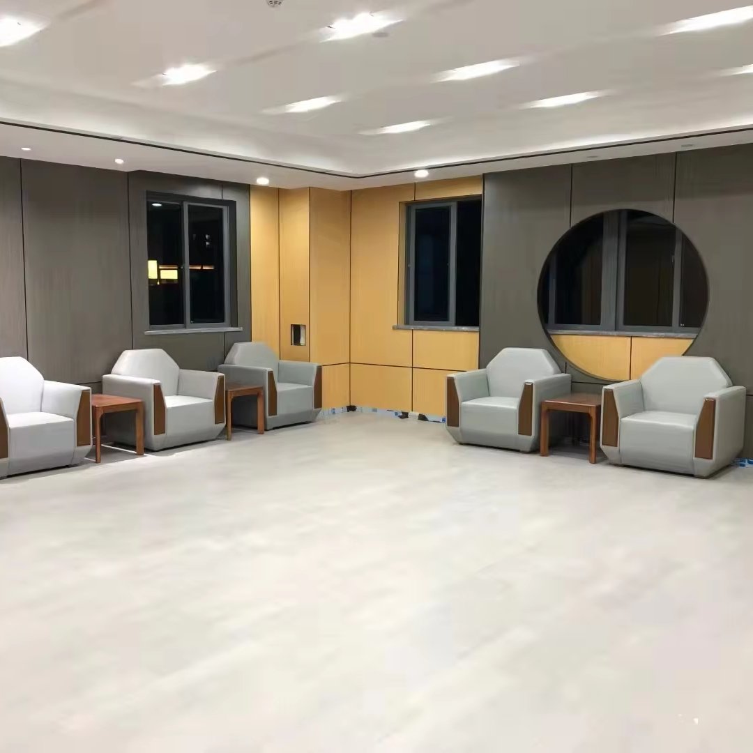 Luxury Modular Office Sofas Modern Design Style Living Room Hotel Cheap Price Reception Fabric Office Visitor Sofa Set