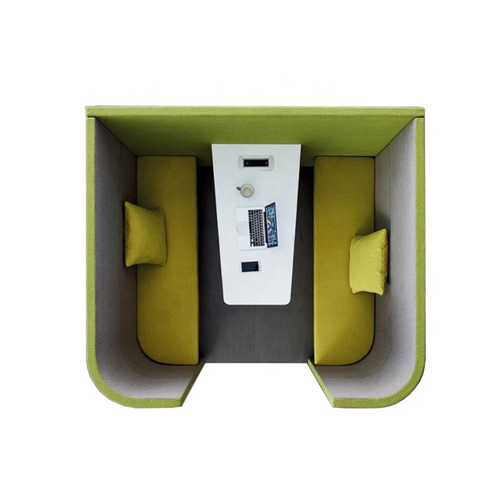Aoruize latest private area office phone booth 4 seating with small table