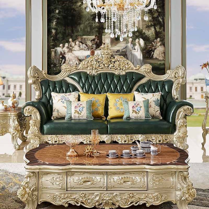 European luxury sofa sets living room modern home furniture fonshan easy home furniture market wood wooden