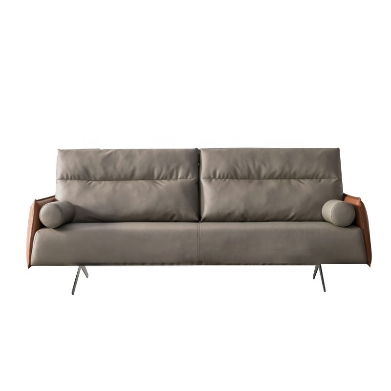 European Style Modern Modular Leather Leisure Office Sofa Furniture 3 Seater 1 Seater