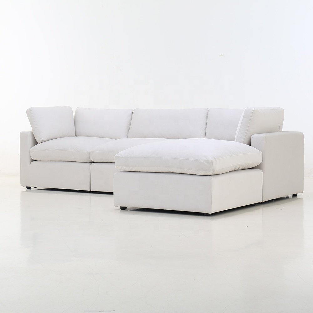 corner couch gray white modular sectional furniture sofa set