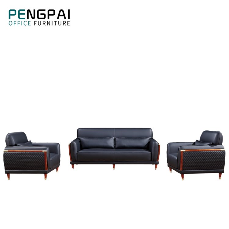 Modern Designs Leather Sofa Couch Set Comfortable Office Sofa Set Office furniture