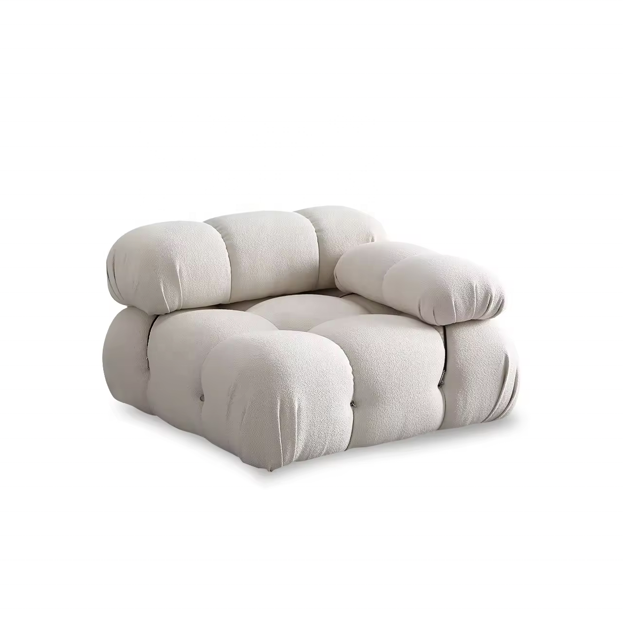 Italian Luxury Vacuum Compressed Packed Sofa Modern Tufted Sectional Floor Couch Fabric Living Room Home Modular Sofa Set