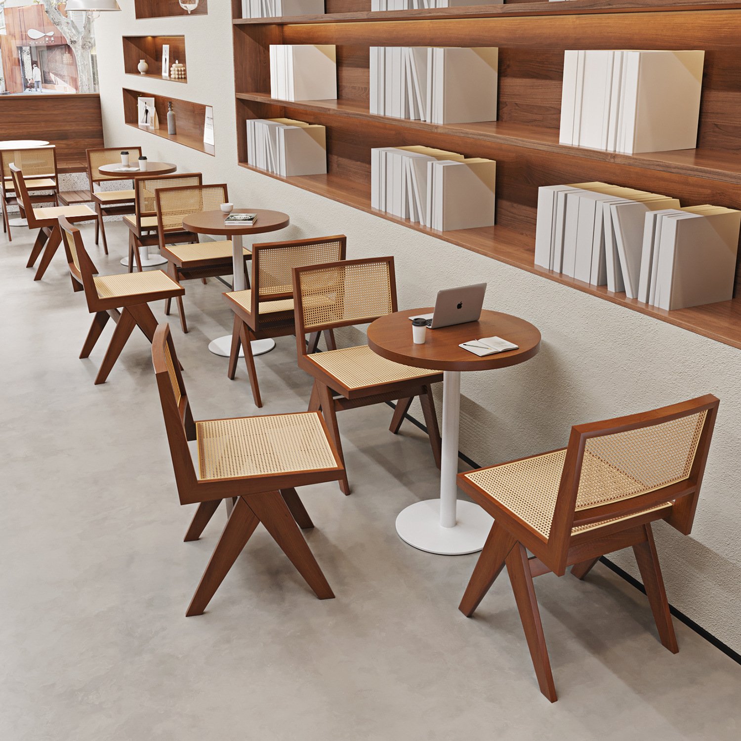 Bubble tea dessert shop table chair canteen snack bar sofa stool western food cafe hamburger shop chair