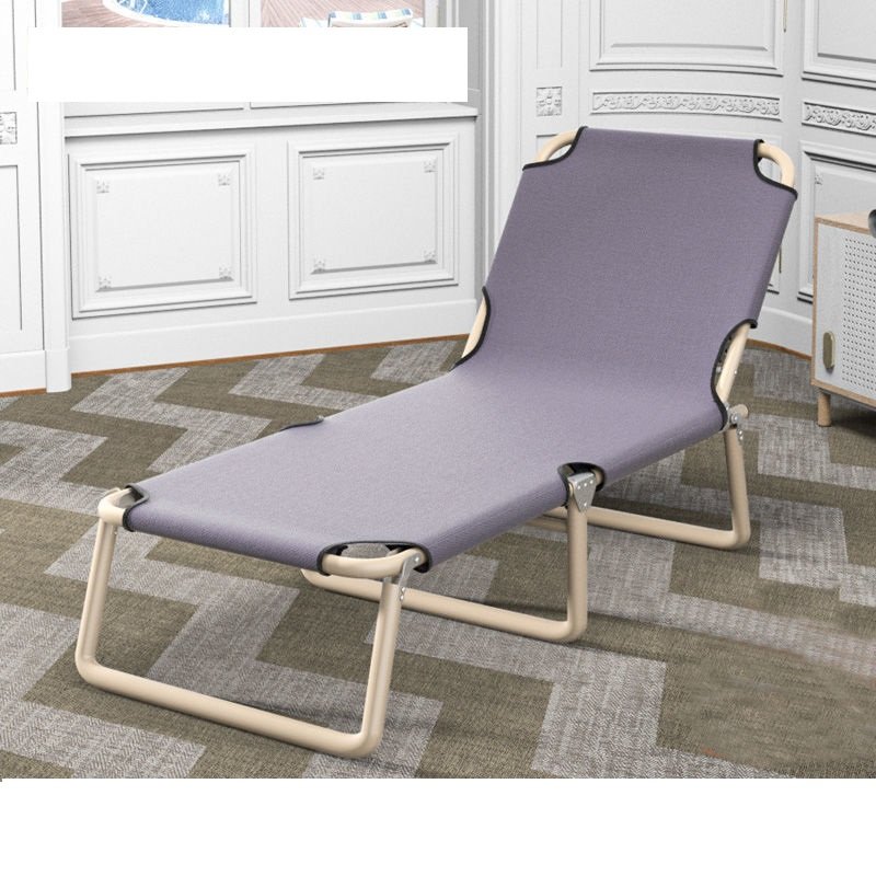 Folding bed office nap reclining chair portable marching home simple escort bed to increase the bearing capacity of the bed