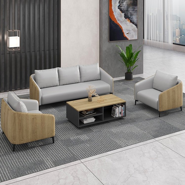 Modern Wooden Design Living Room Sofa Office sofa