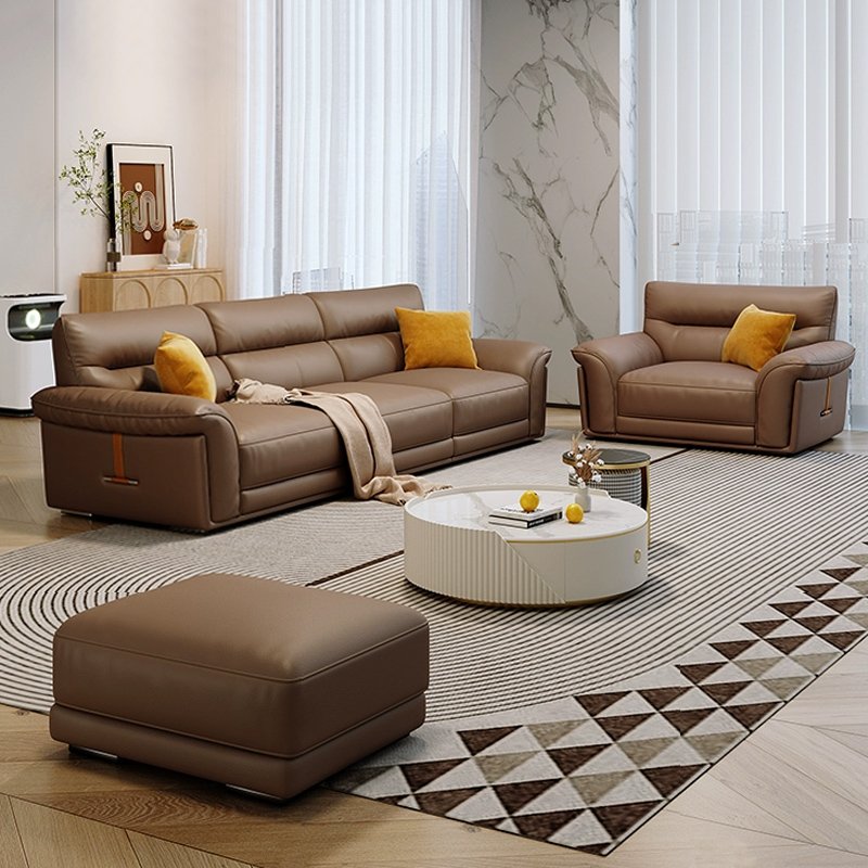 office sofa simple modern high-end business reception room Italian style straight row leisure negotiation area