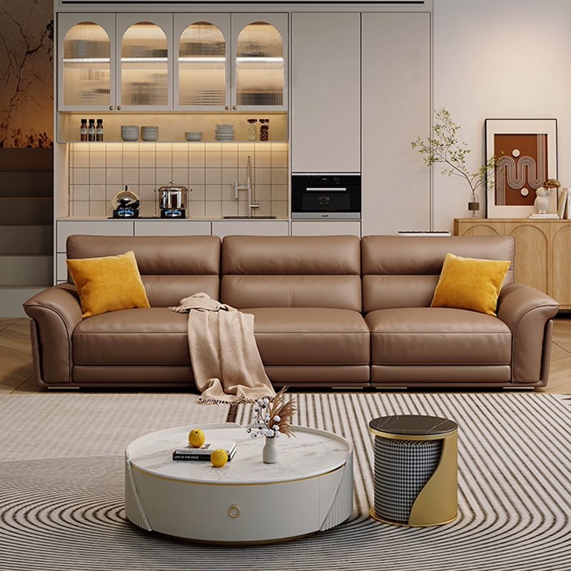 office sofa simple modern high-end business reception room Italian style straight row leisure negotiation area