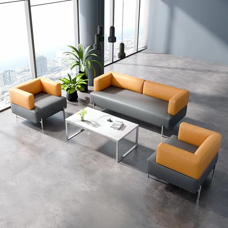 Office furniture modern reception visitor office guest executive office sofa set furniture