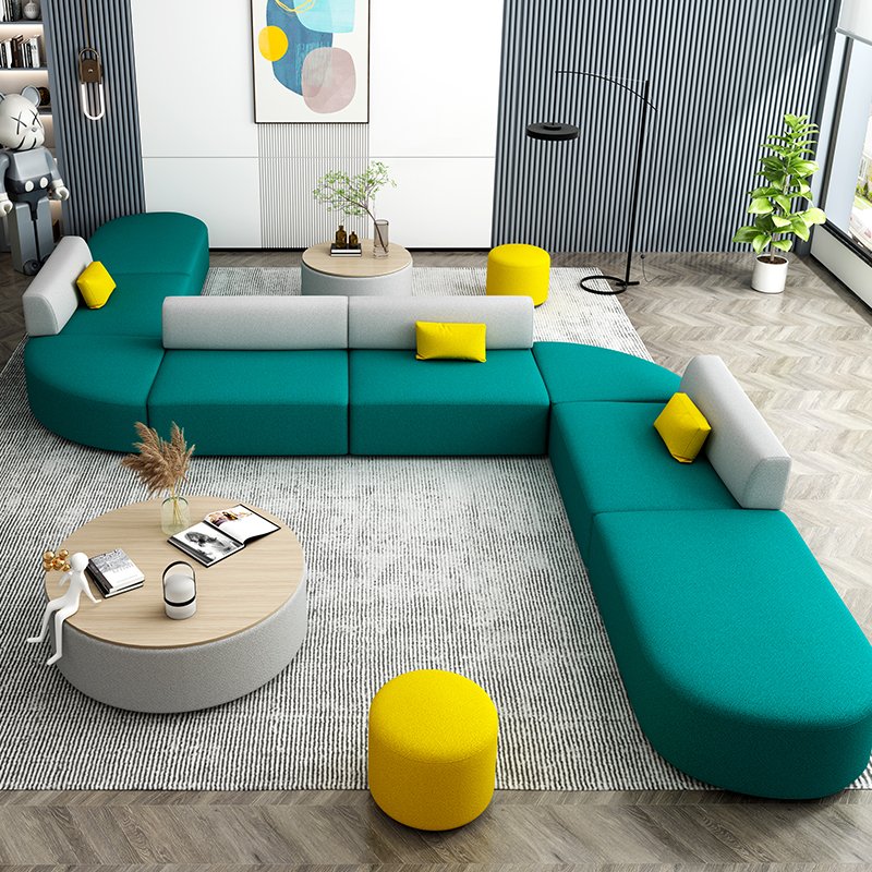Modular Furniture Office Sofa Seating Office Sofa Modern Reception Waiting Sofas