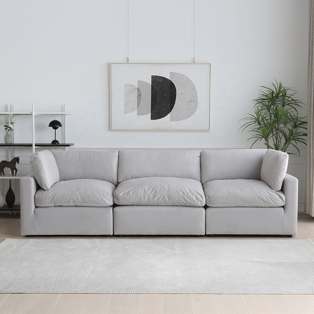 modular sectional couch sofa 3 seater white grey gray navy blue customise producer factory made to order