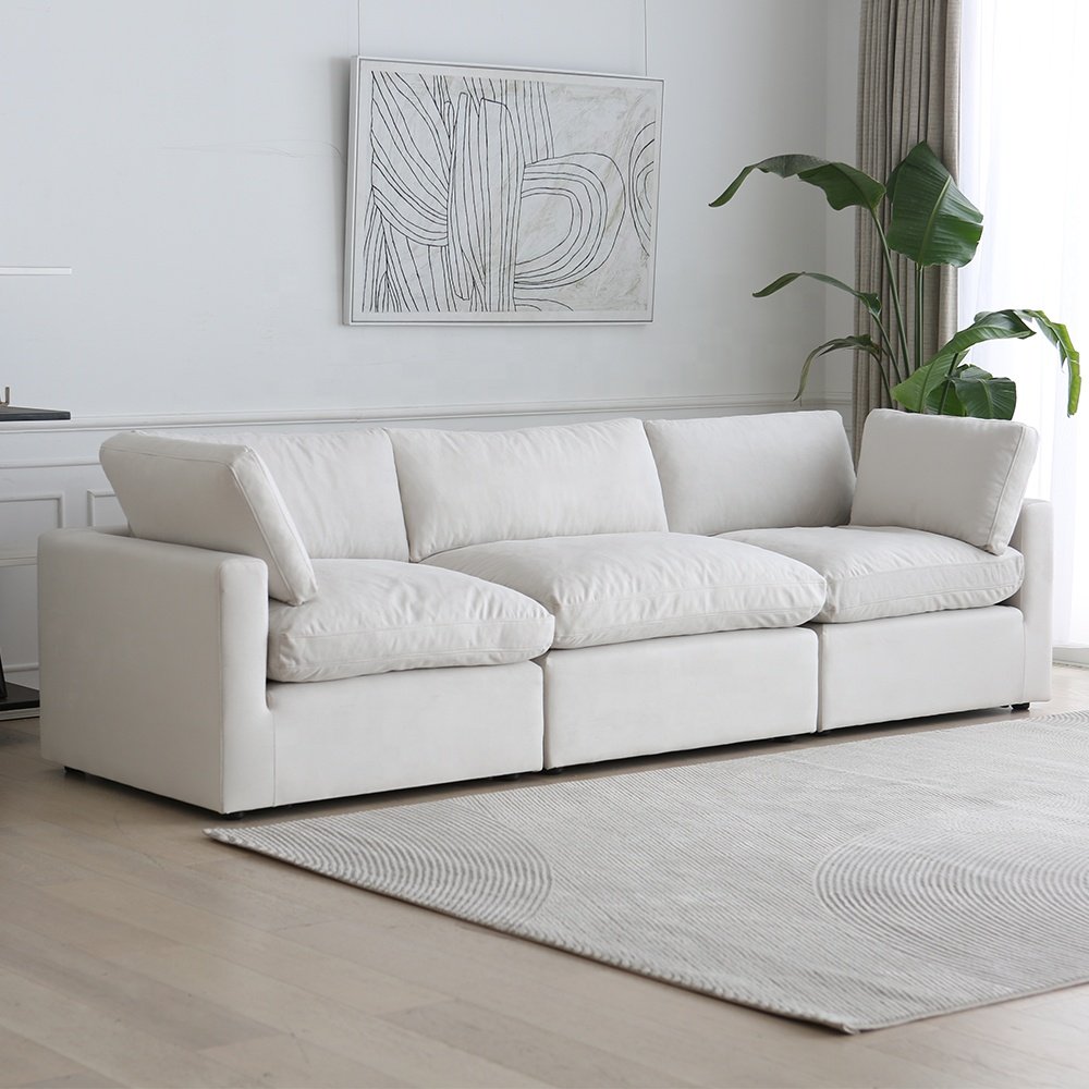 modular sectional couch sofa 3 seater white grey gray navy blue customise producer factory made to order