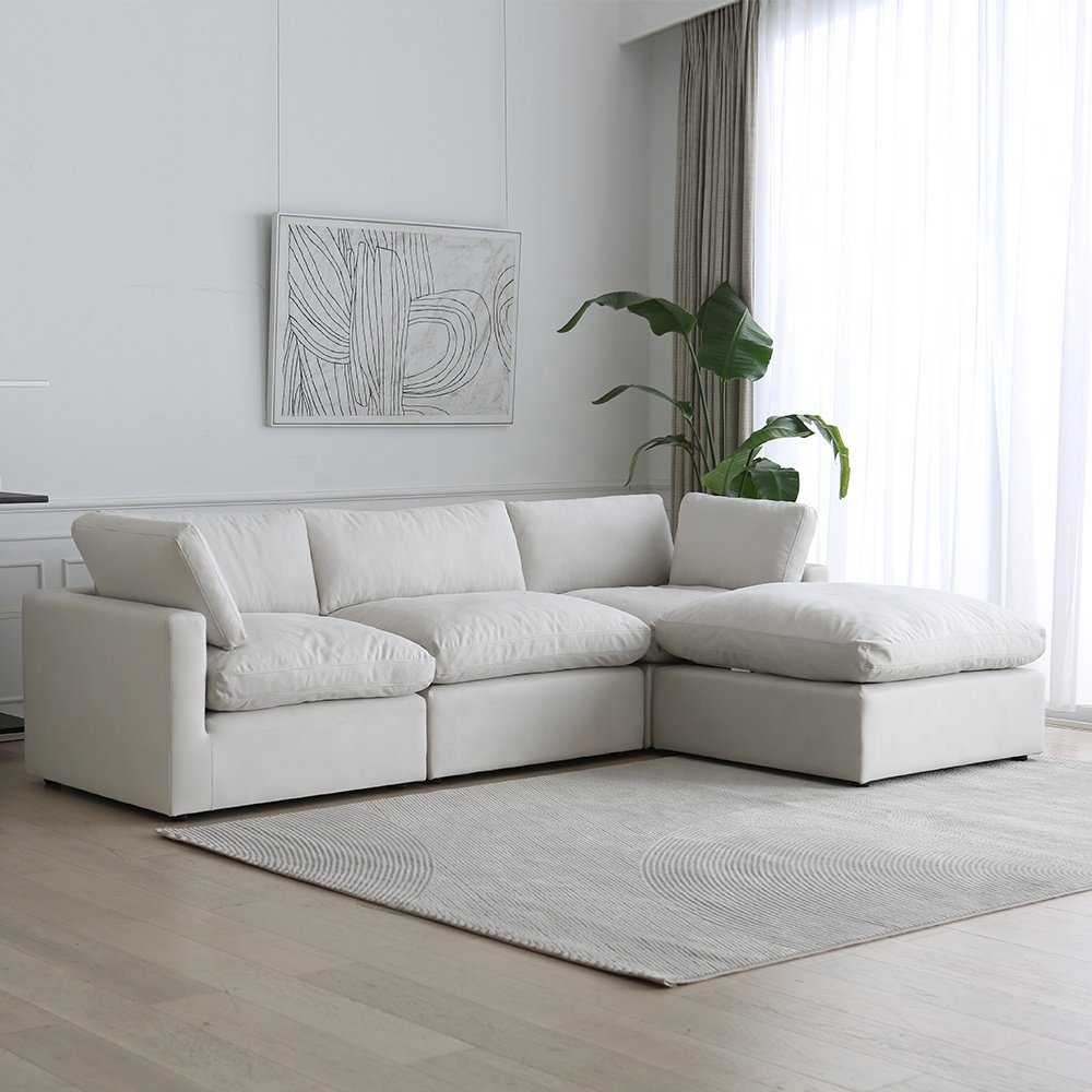 modular sectional couch sofa 3 seater white grey gray navy blue customise producer factory made to order